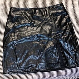 Flame in your heart leather skirt